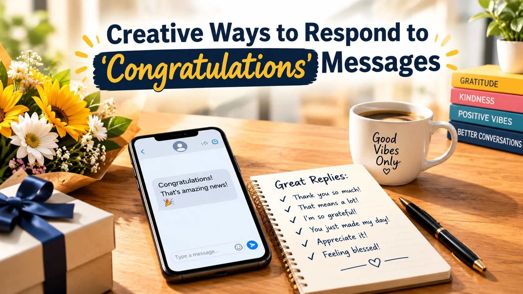 Creative Ways to Respond to ‘Congratulations’ Messages 