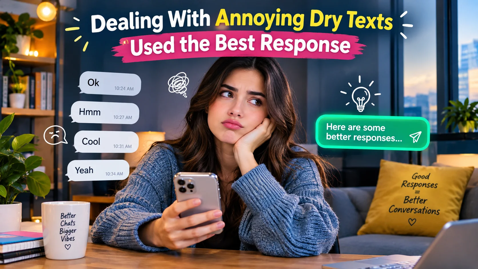 Dealing With Annoying Dry Texts Used the Best Response
