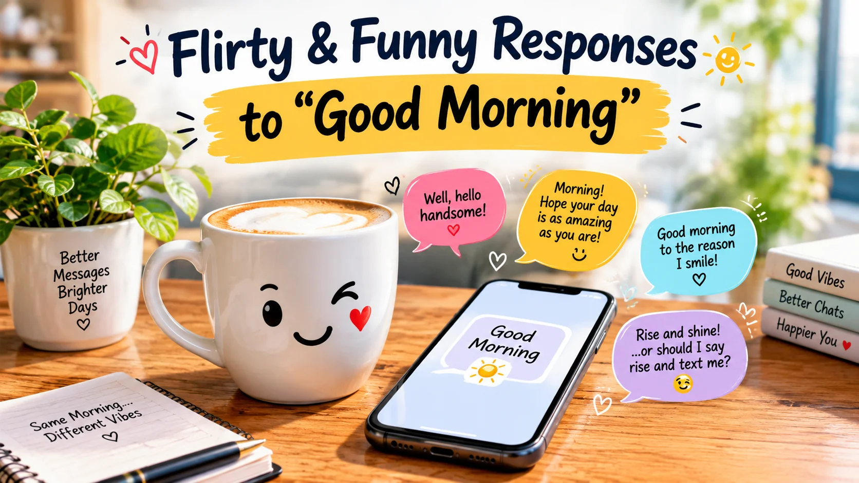 Flirty & Funny Responses to “Good Morning”