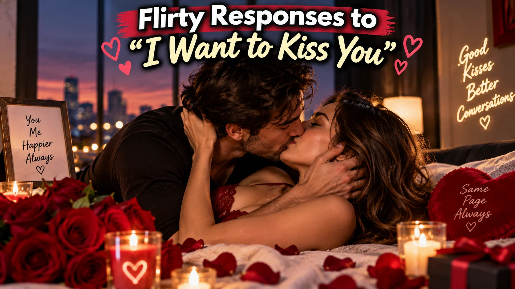 Flirty Responses to “I Want to Kiss You”