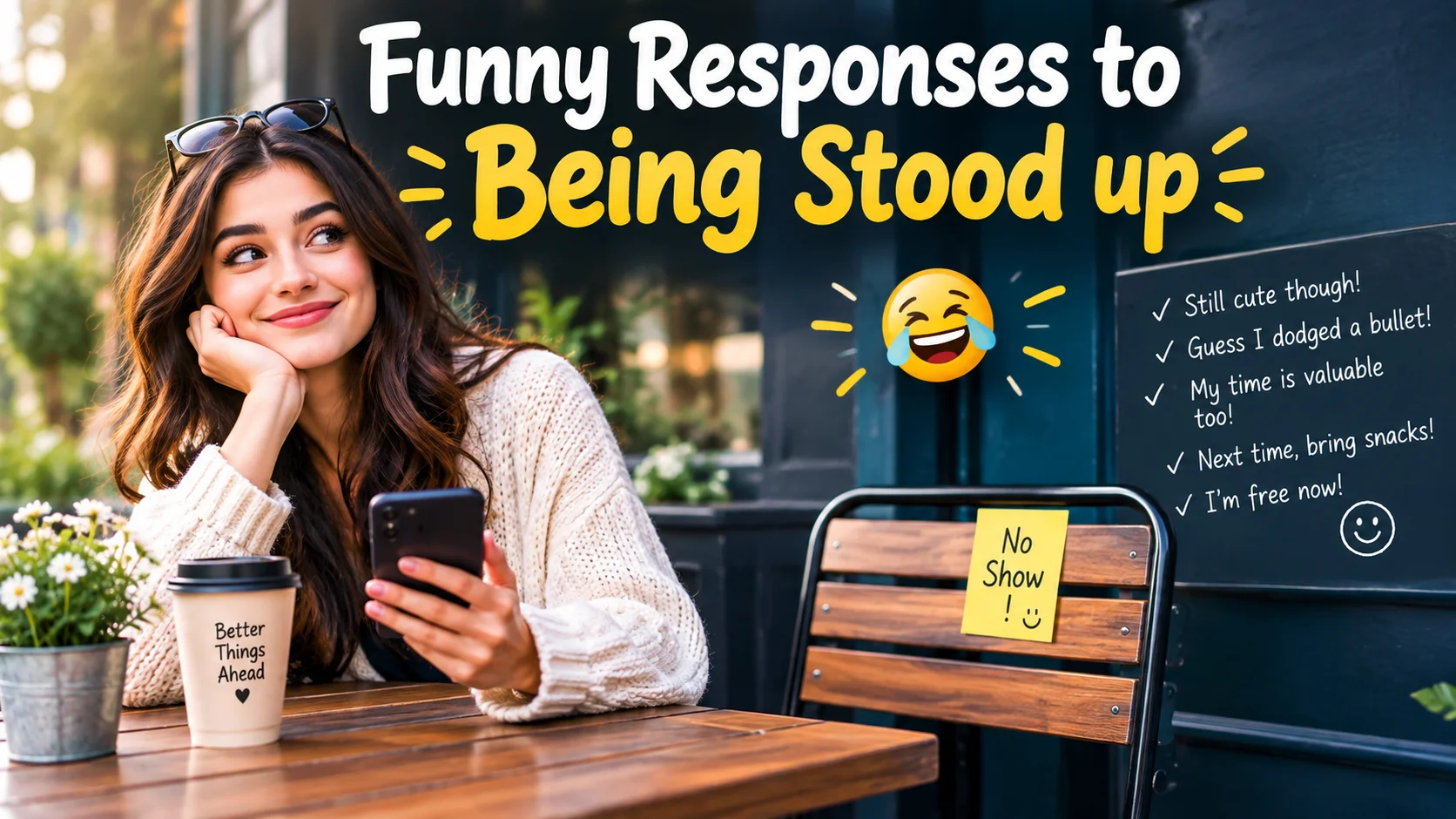 Funny Responses to Being Stood Up That Keep It Light