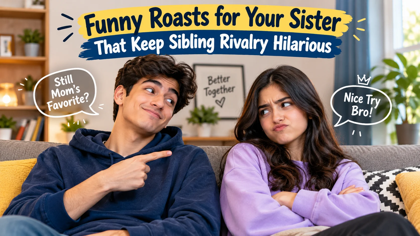 Funny Roasts for Your Sister That Keep Sibling Rivalry Hilarious