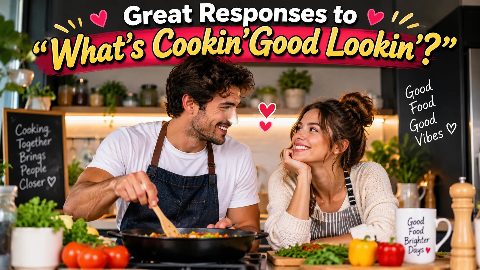 Great Responses to “What’s Cookin’Good Lookin’?”
