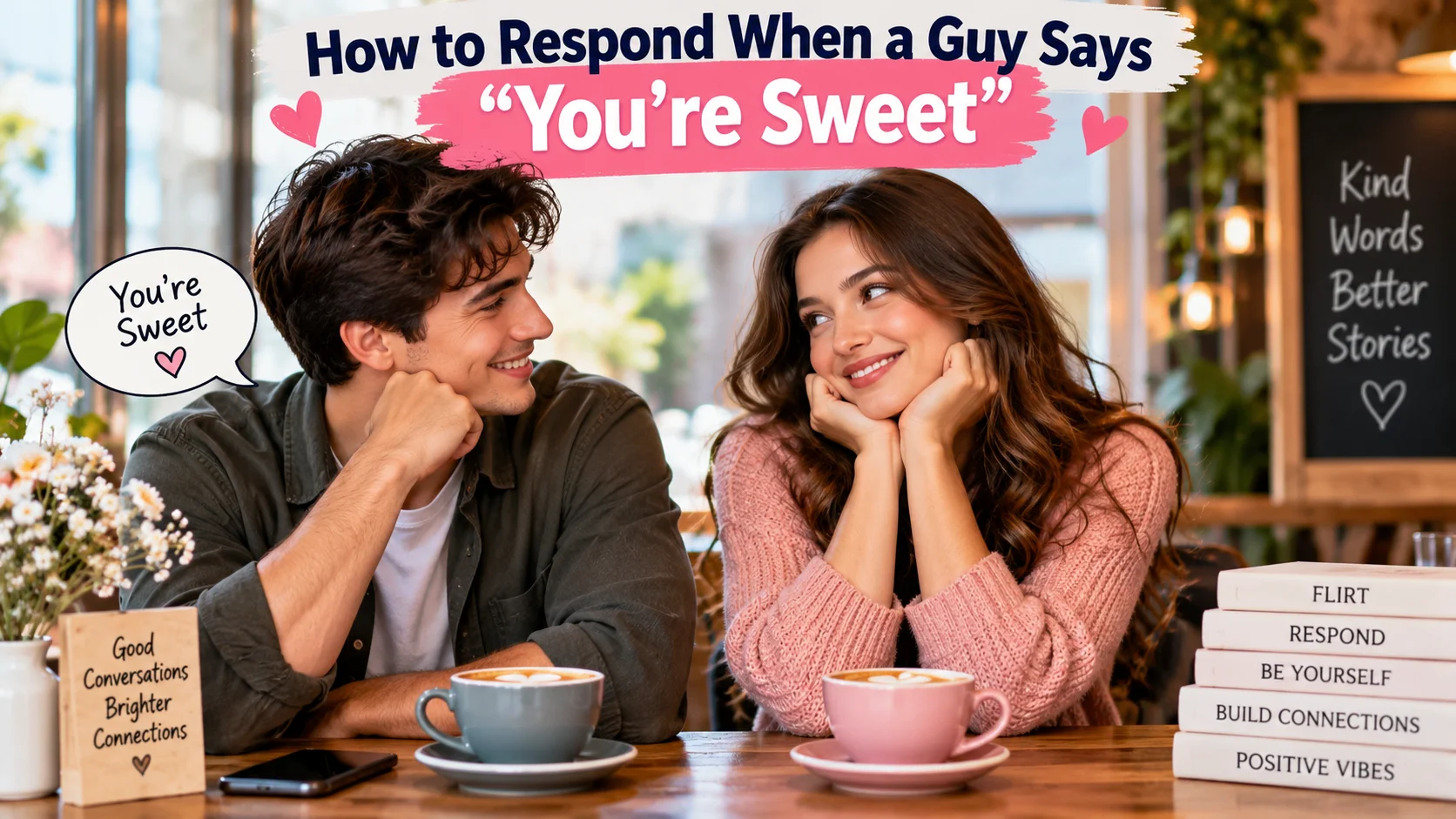 How to Respond When a Guy Says “You’re Sweet”