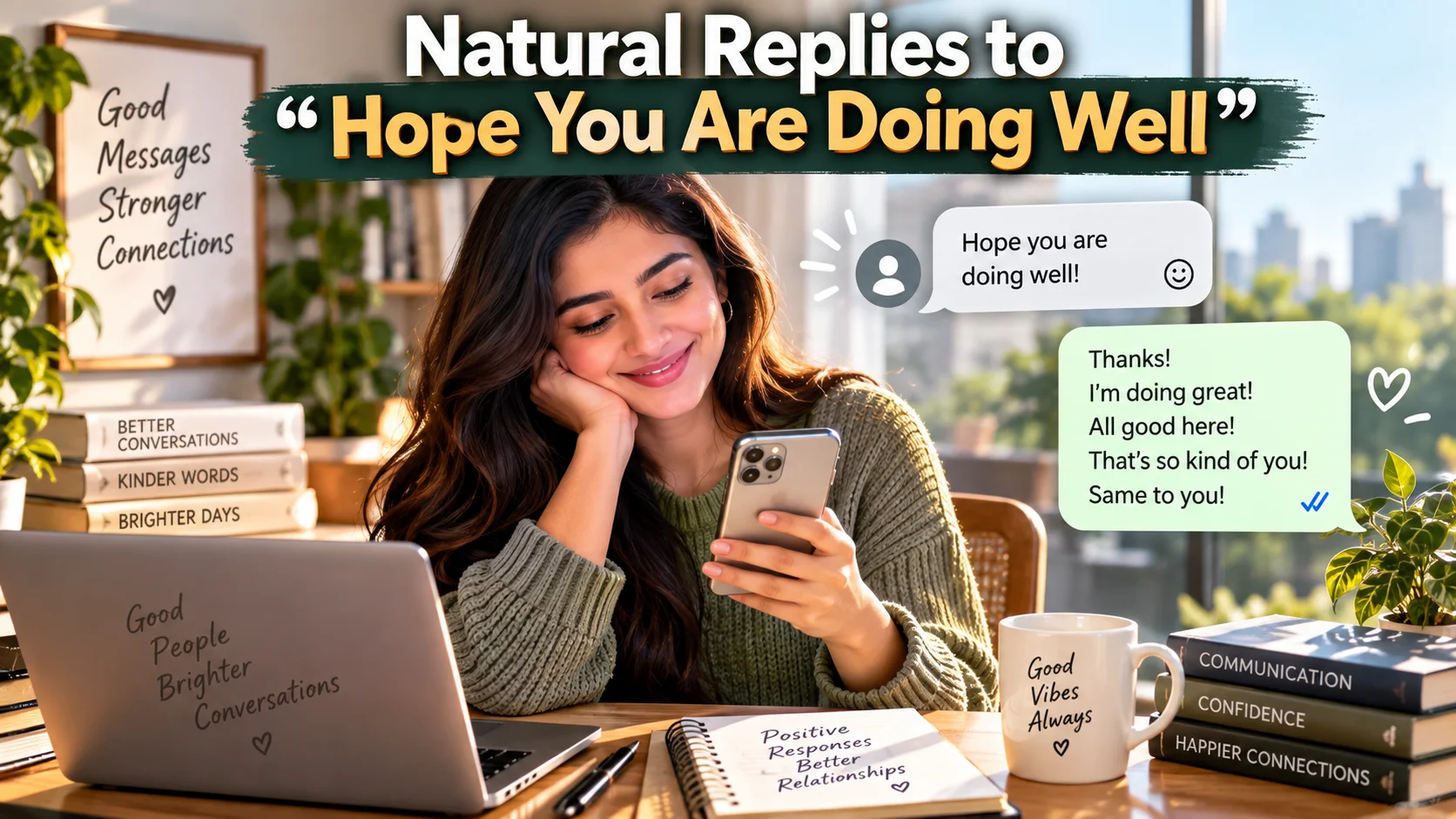 Natural Replies to “Hope You Are Doing Well”