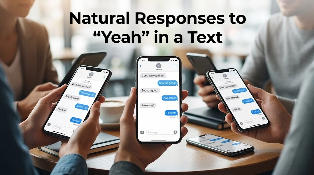 Natural Responses to “Yeah” in a Text