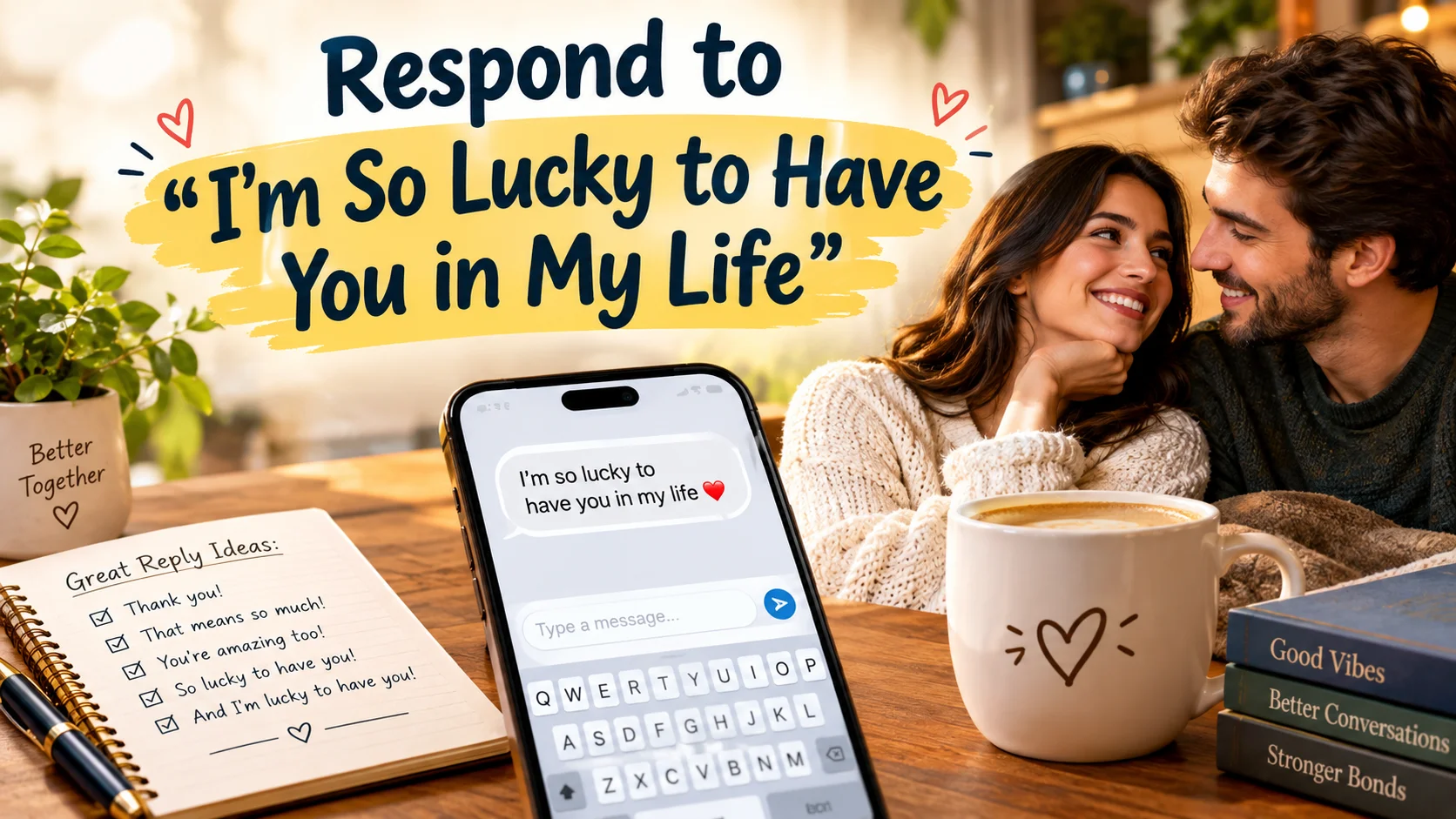 Respond to “I’m So Lucky to Have You in My Life”