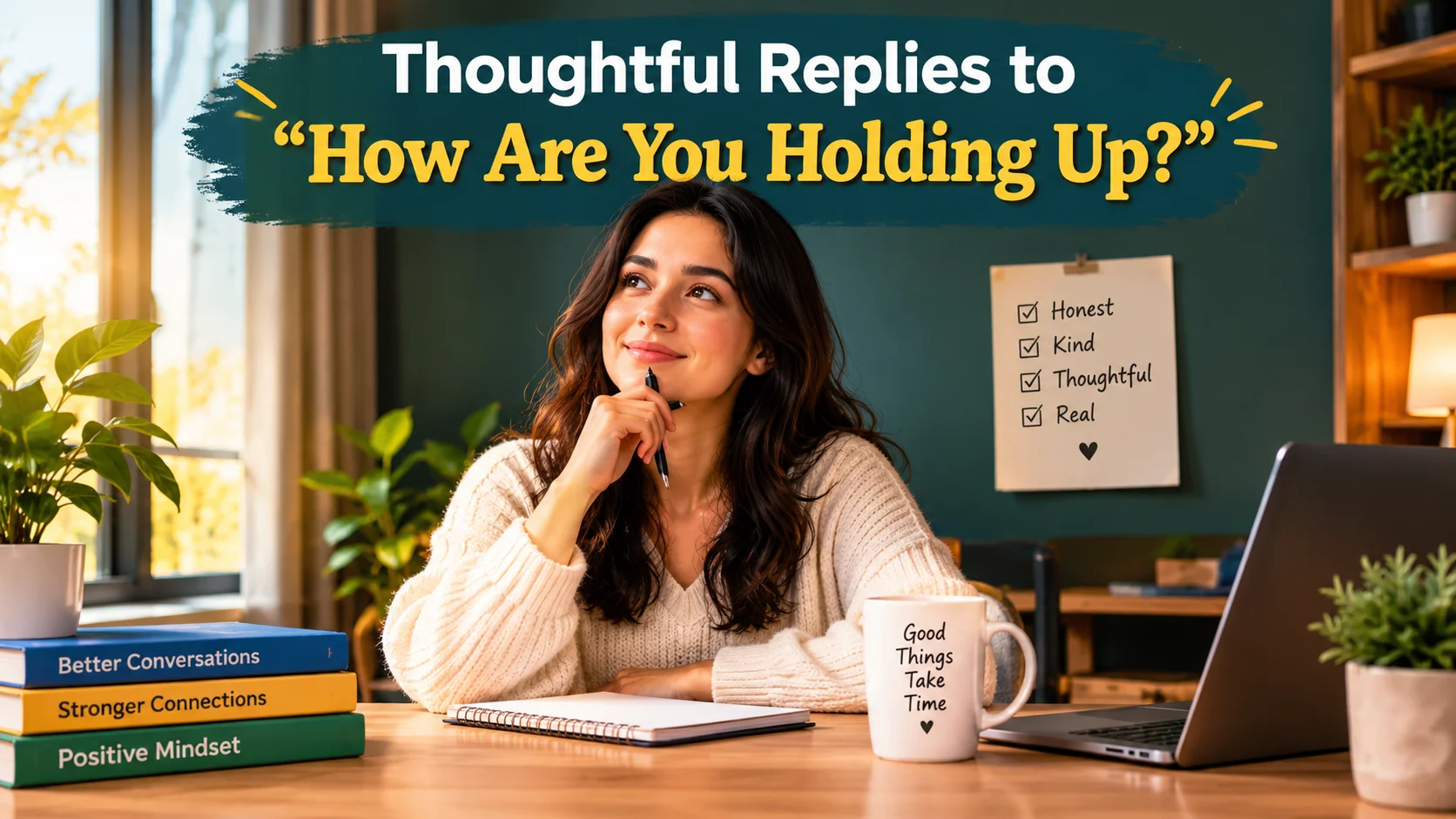 Thoughtful Replies to “How Are You Holding Up?”