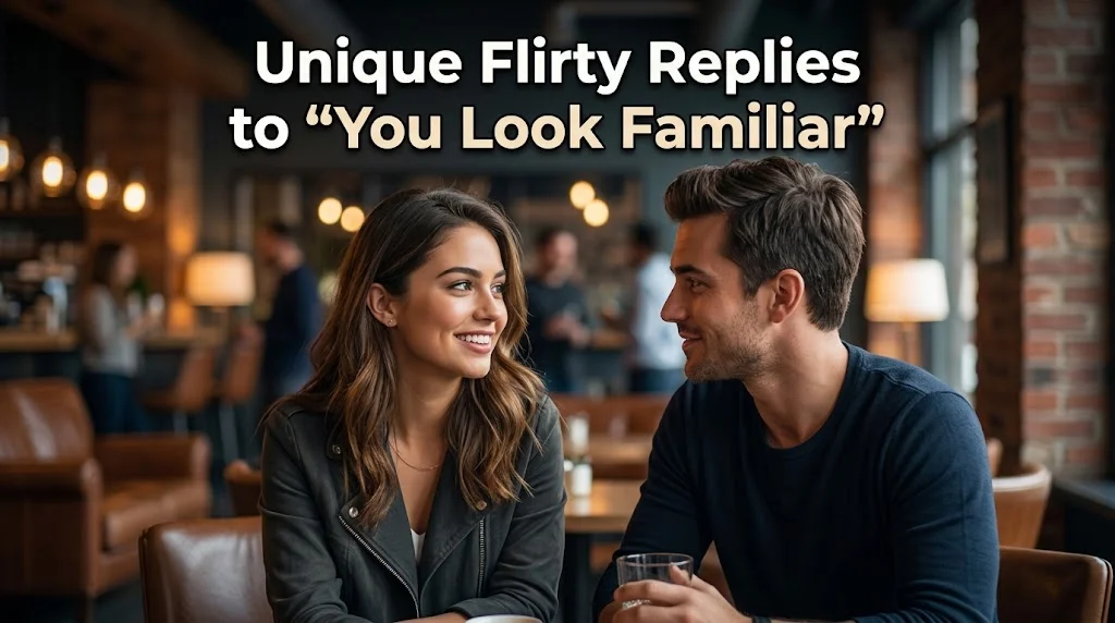 Unique Flirty Replies to “You Look Familiar” 