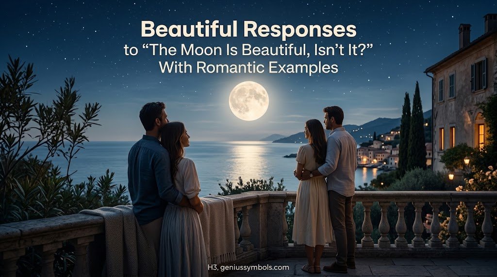 Beautiful Responses to “The Moon Is Beautiful, Isn’t It?”