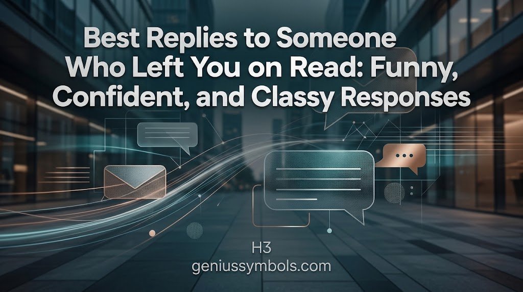 Best Replies to Someone Who Left You on Rea