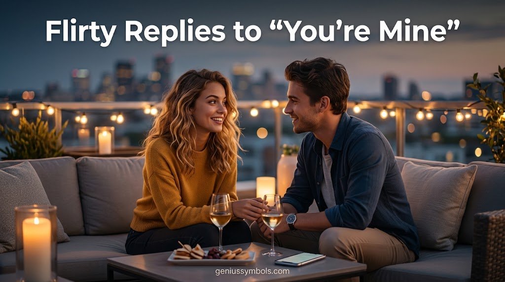Flirty Replies to “You’re Mine”