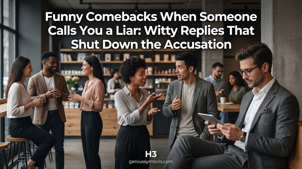 Funny Comebacks When Someone Calls You a Liar