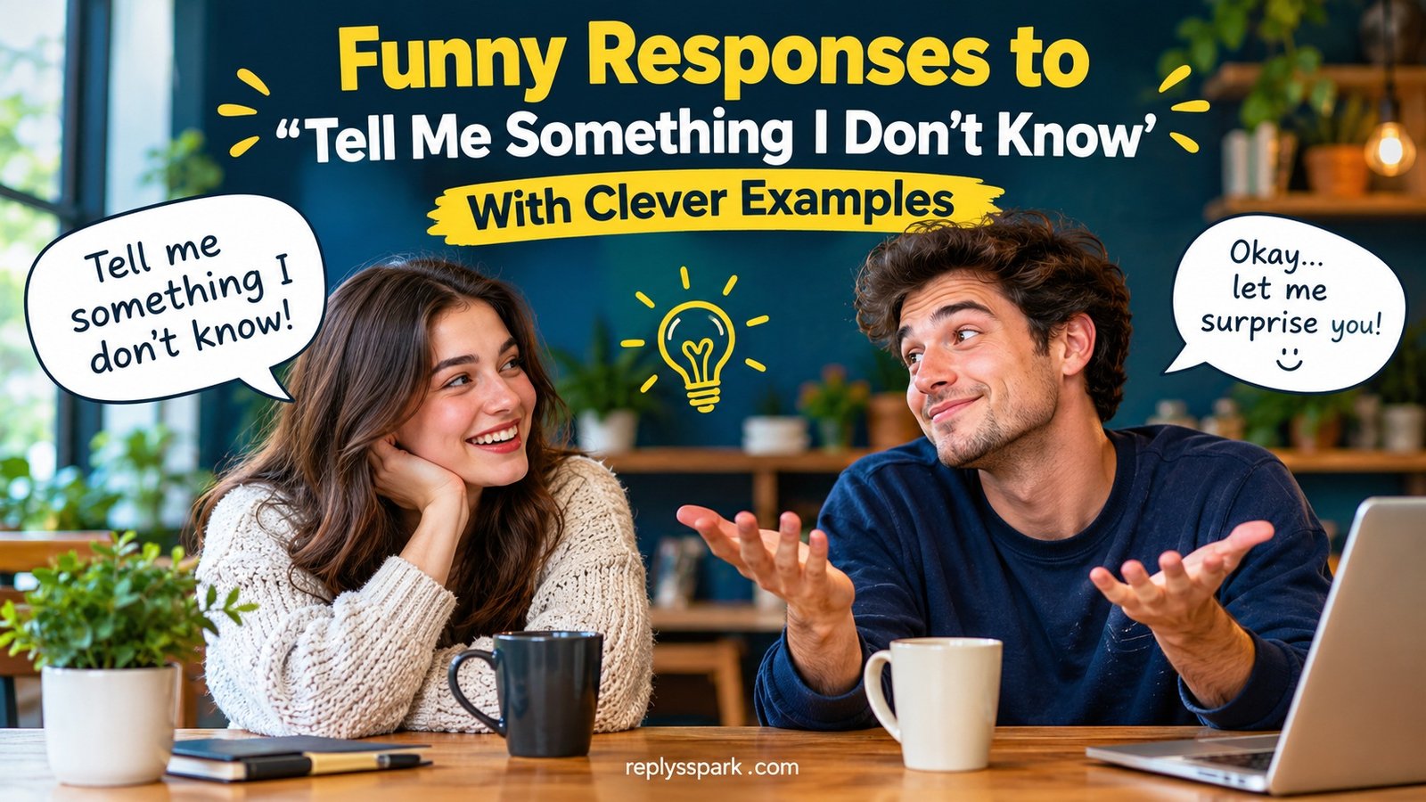Funny Responses to “Tell Me Something I Don’t Know