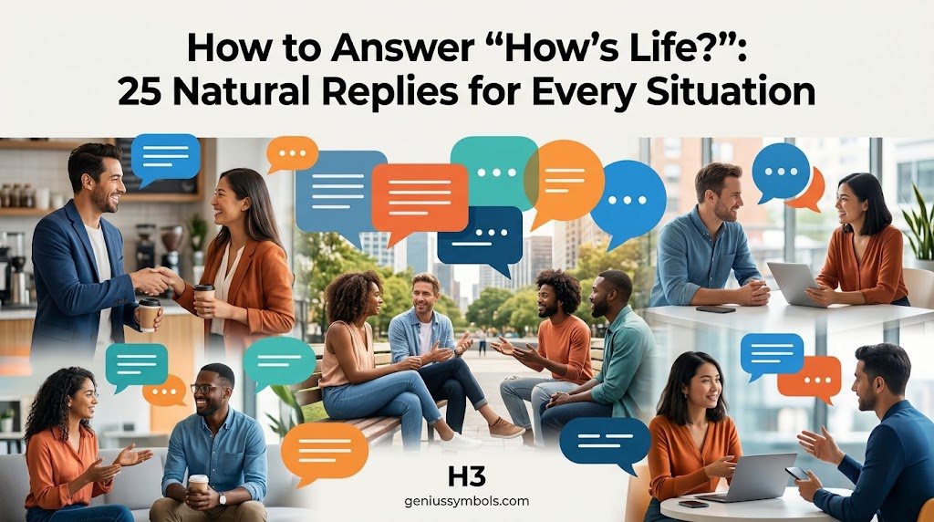 How to Answer “How’s Life?”