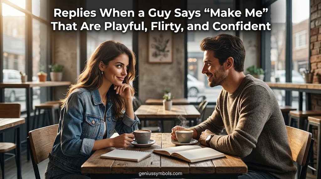 Replies When a Guy Says “Make Me”